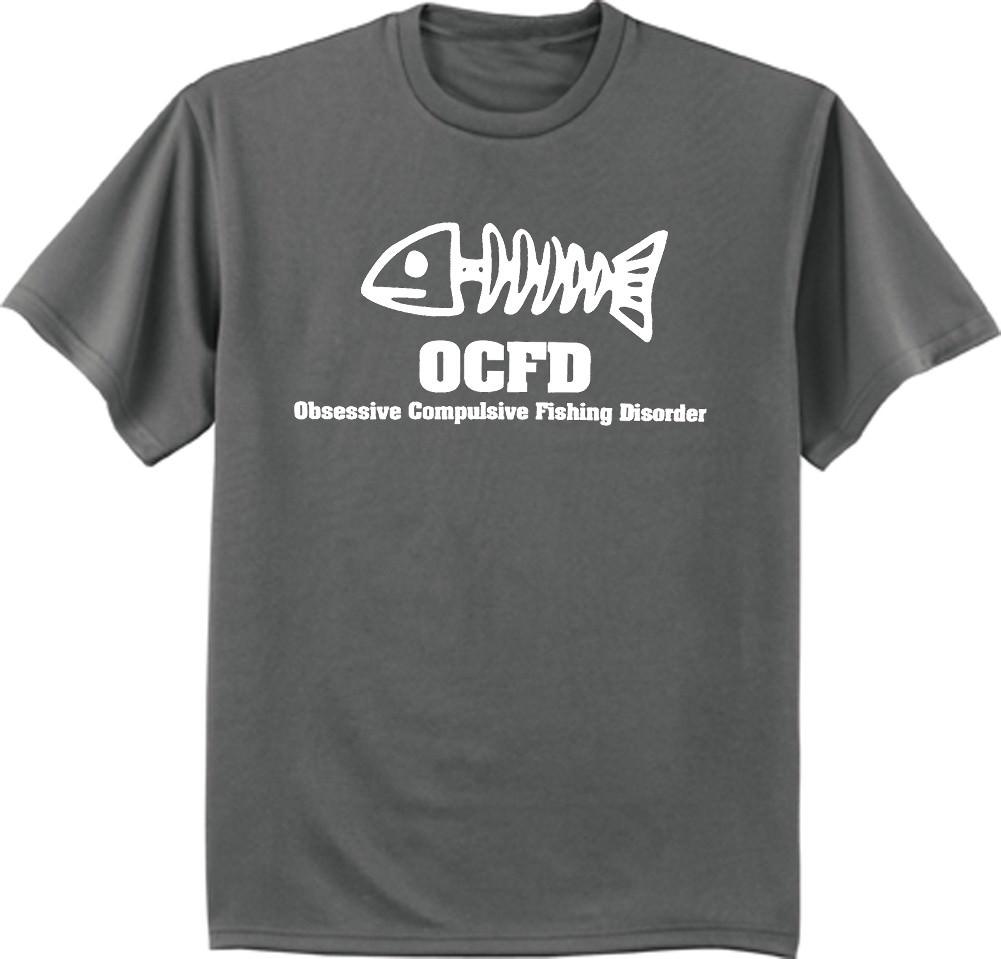 Funny Fishing shirt for men OCFD fish bones fathers day tee mens gifts XL