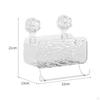 Modern Shower with Powerful Suction Cups for Bathroom Storage