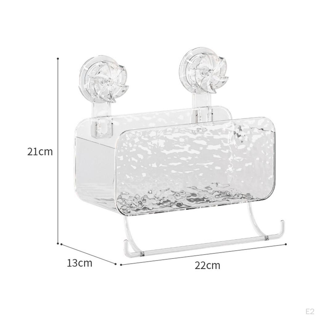 Modern Shower with Powerful Suction Cups for Bathroom Storage