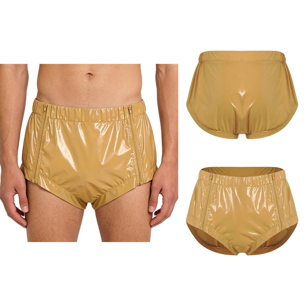 S-3XL Reusable Waterproof Diaper Cover: Both Side Zipper Tear-away Briefs for Elderly Caring Nursing & Special Needs Adults