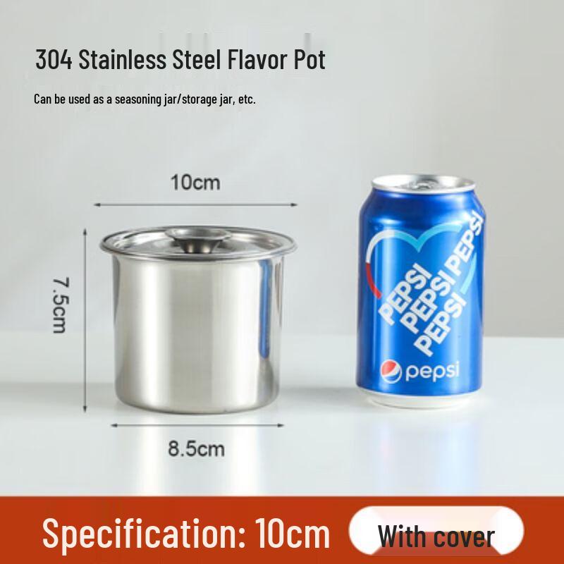 Stainless Steel Condiment Bowls with Lids