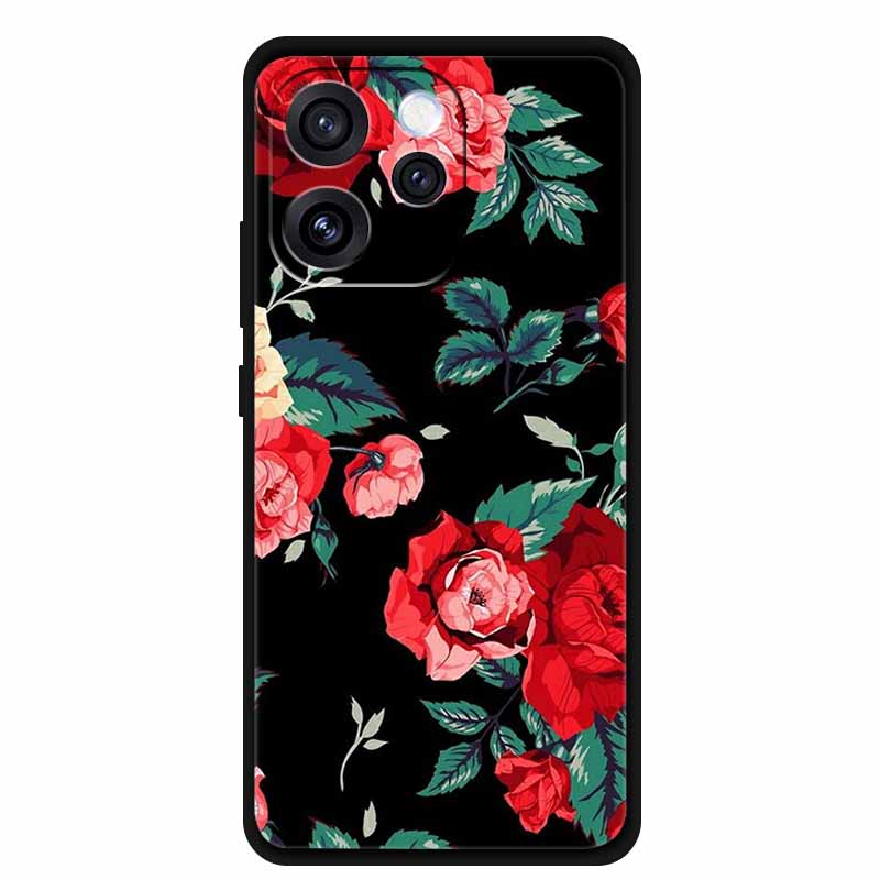 Phone Case for Oppo Reno15 Soft TPU Silicone Cover for OPPO PLW110 6.32" Black Case For Oppo Reno 15 5G Fashion Cool Coque Shell