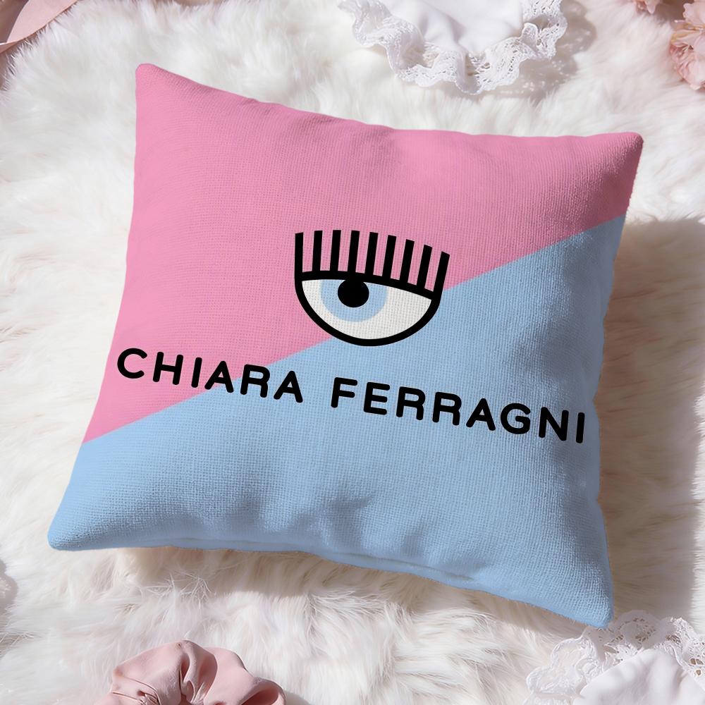 

C-Chiara F-Ferragni Cushion Cover Premium Comfort Reversible Pillow Cove -Two in One Design for Any Room & Car Interior 30cmx30cm