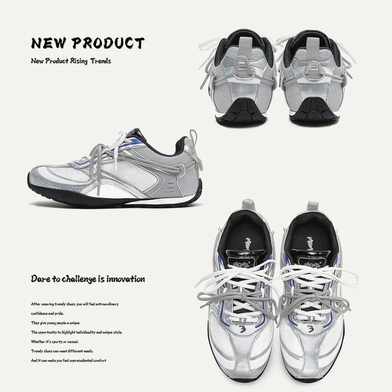 Men Women Unisex Breathable Mesh Low-Top Casual Sneakers Lightweight Fall All-Season Flat Shoes