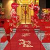 Wedding Double Happiness Banner for Road and Room Decor, Courtyard Decorations, and Supplies Collection