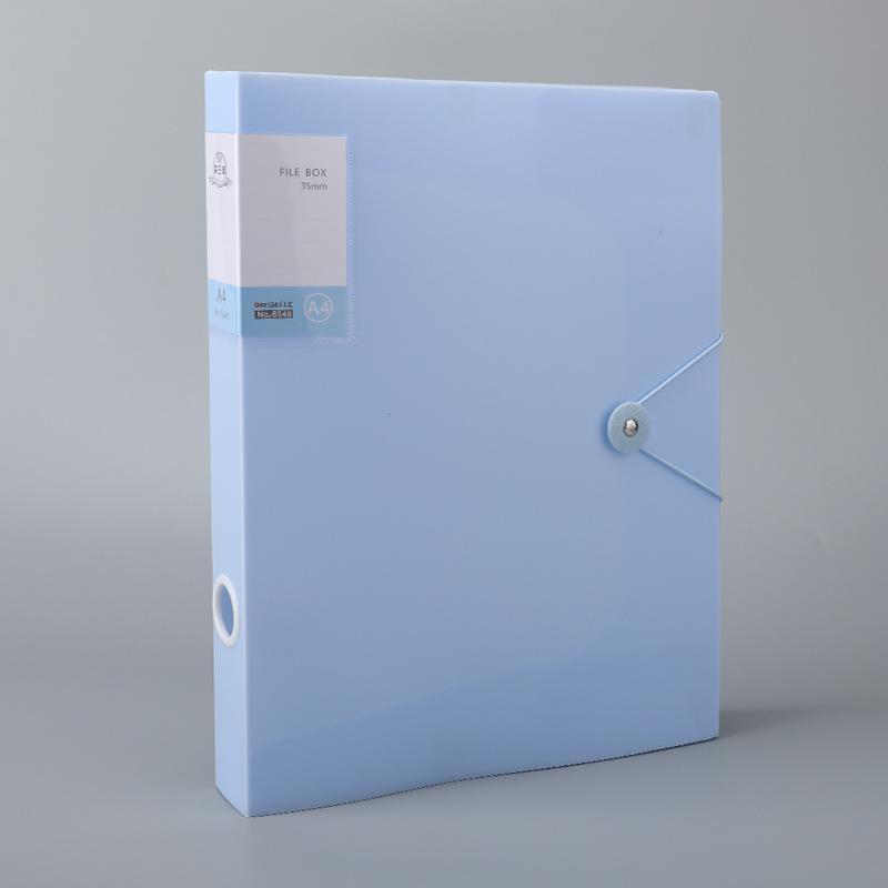 Morandi Series Large Capacity Foldable File Organizer & Archive Box 35mm Spine Width