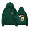 Love on Tour Print Fashion Sweatshirt Hip Hop Casual Tops Oversize Unisex Autumn Winter Fleece Streetwear Tops