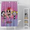 Shower Powerpuffs Girlss Curtain Waterproof Polyester Fabric Paint Colorful Bath Curtains Home Bathroom Decor Curtain With Hook