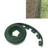 Landscape Edging Kit PE L Shaped Easy Deformation No Dig Landscape Edging Kit For Landscaping Green 5x5x1000cm/2x2x393.7in