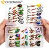 30/10 Stück Bass Spoon Köderset Spinner Bait 3,5g Forelle Hecht Metall Angelköder Set Crankbait Alle Gewässer Künstlicher Köder Hartköder