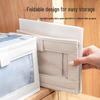 Foldable Cotton & Linen Storage Box for Jeans, Books, and Underwear