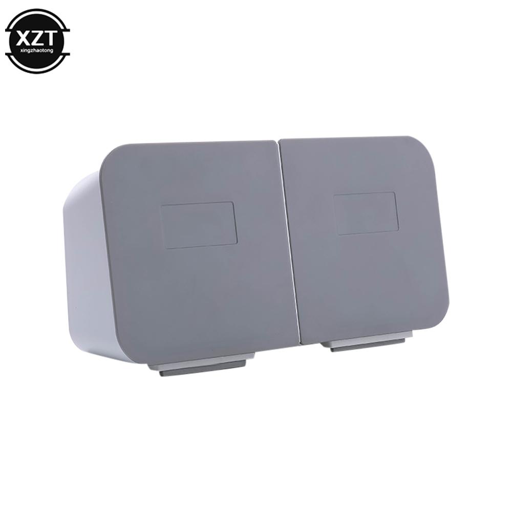 

NEWEST Bathroom Organizer Cotton Pads Storage Plastic Swab Holder Wall-mounted Tampon Container Cotton Swab Holder Cosmetic Box