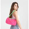 Texture Shoulder Bag Zipper Crossbody Bag Fashi Chain Mesh Fluorescent Color Handbags 2026 Fashi New Rope Chain Shoulder Bag
