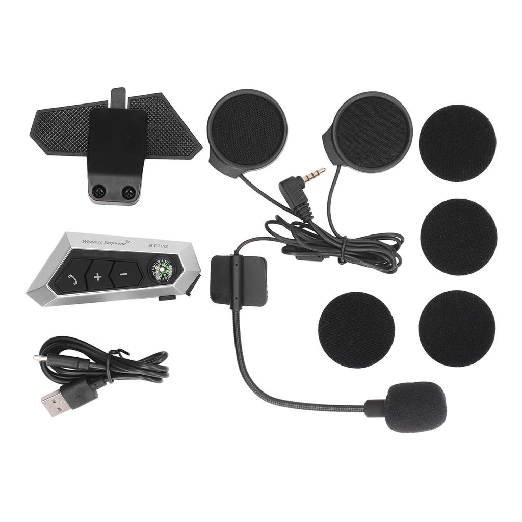 Motorradhelm Bluetooth Headset Wasserdicht Automatische Antwort Kabelloser Helmkopfhörer für