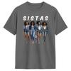 Unisexs Tshirt Sistas Afro Together African American Wounisex Trip Cotton Tees Short Sleeve T Shirts O Neck Clothing Gift Idea