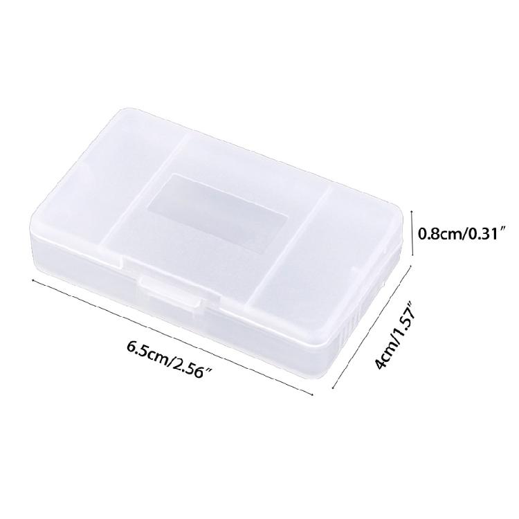 Protective Plastic Game Card Storage for Case 10 Pieces Dust Cover for Case Boy