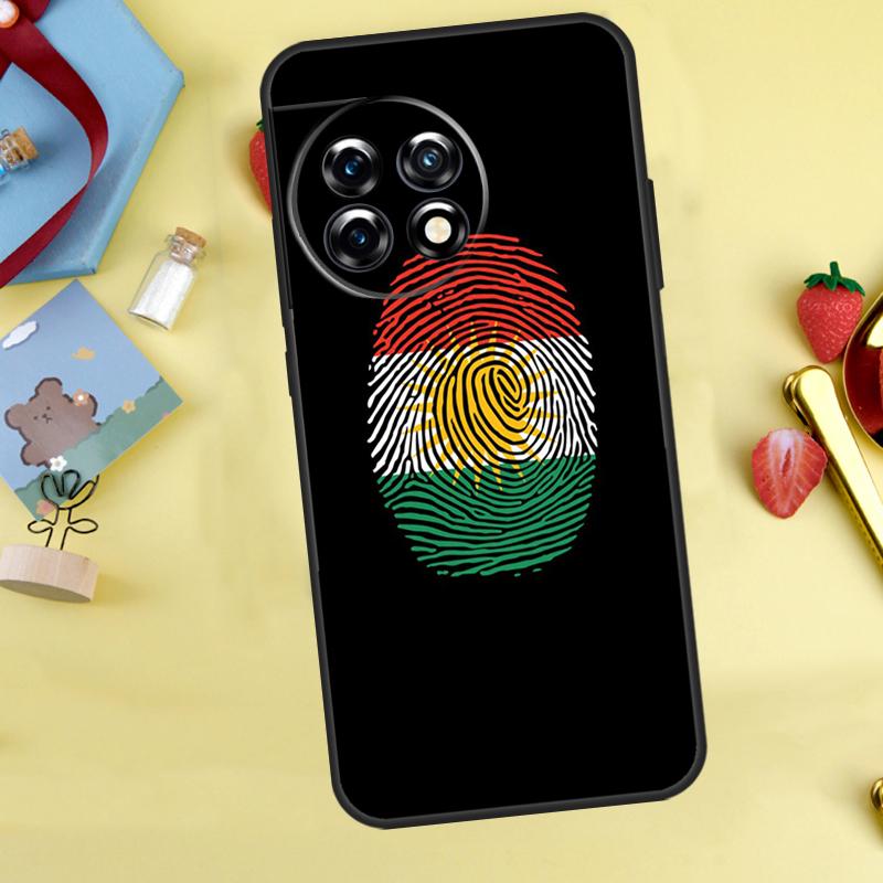 Kurdistan Flag Cover For OnePlus 13 13R 12 12R 11 10 Pro 8T 10T OnePlus Nord 4 CE 2 3 Lite N10 N20 N30 Case