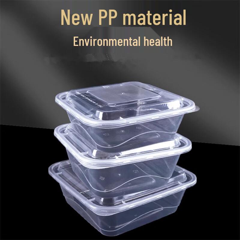 Disposable Square Takeaway Food Containers