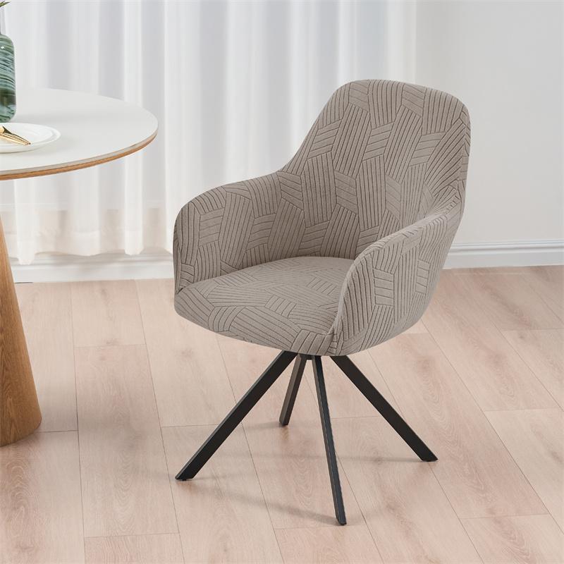 1/2/4/6pcs Jacquard Dining Chair Cover Nordic Elastic Anti-dirty Home Armchair Slipcover Stretch Seat Cover Protector Home Decor