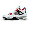 CI1184-146 Nike Air Jordan 4 Retro What The 4 Fire Red Military Blue Grau (Herren