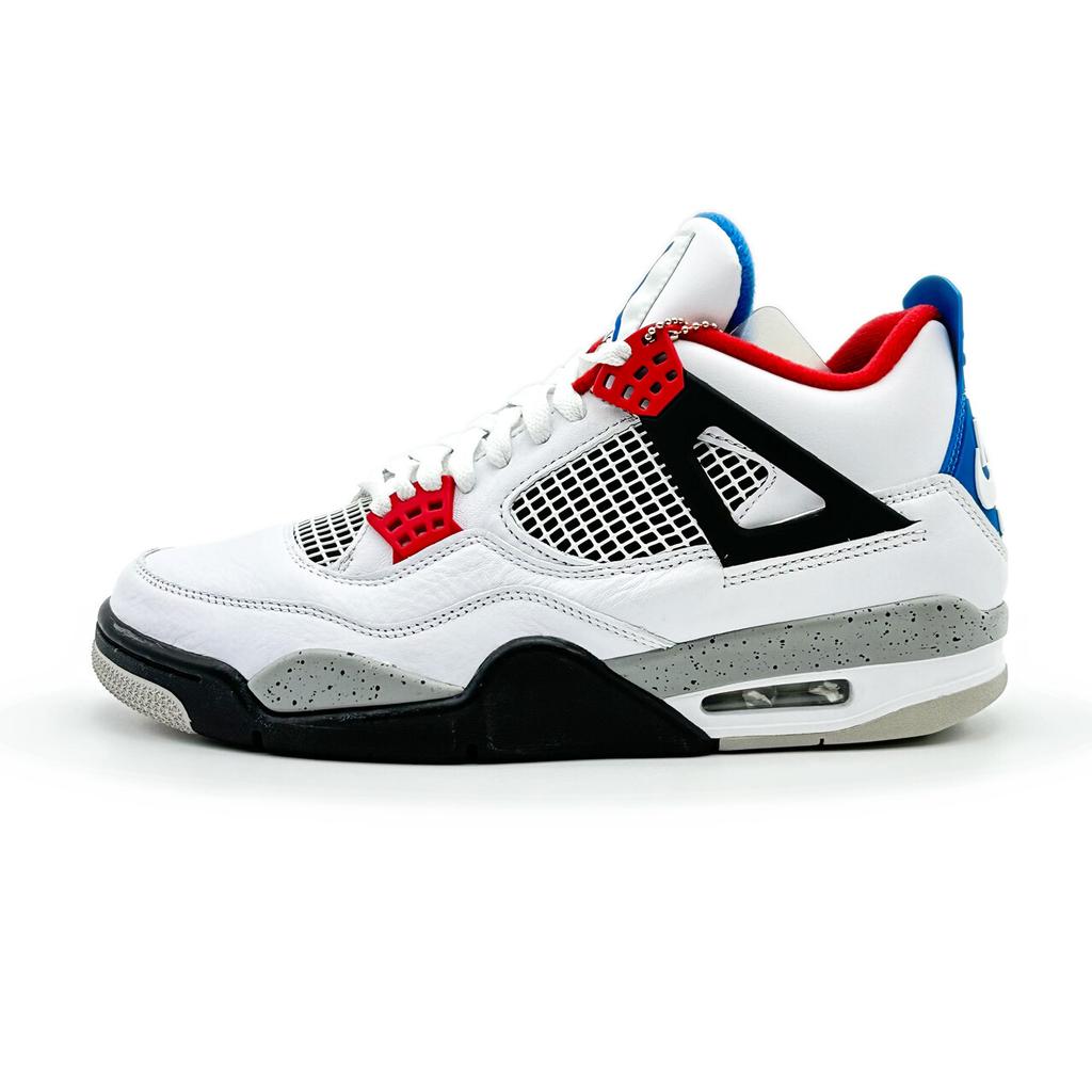 CI1184-146 Nike Air Jordan 4 Retro What The 4 Fire Red Military Blue Grau (Herren