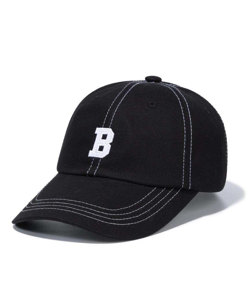 Diposwi B Logo Curved Cap - Black Stitch