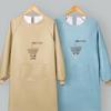 Winter Waterproof Long-sleeved Kitchen Apron