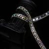 1Yard Glass AB Color Self Adhesive Rhinestone Chain Garment Accessories Decorations Trim Rhinestone Trim Strap Hot Fix