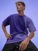 Men's Short Sleeve Oversize T-Shirt Purple / Light Purple GOOD LUCK Loopy M