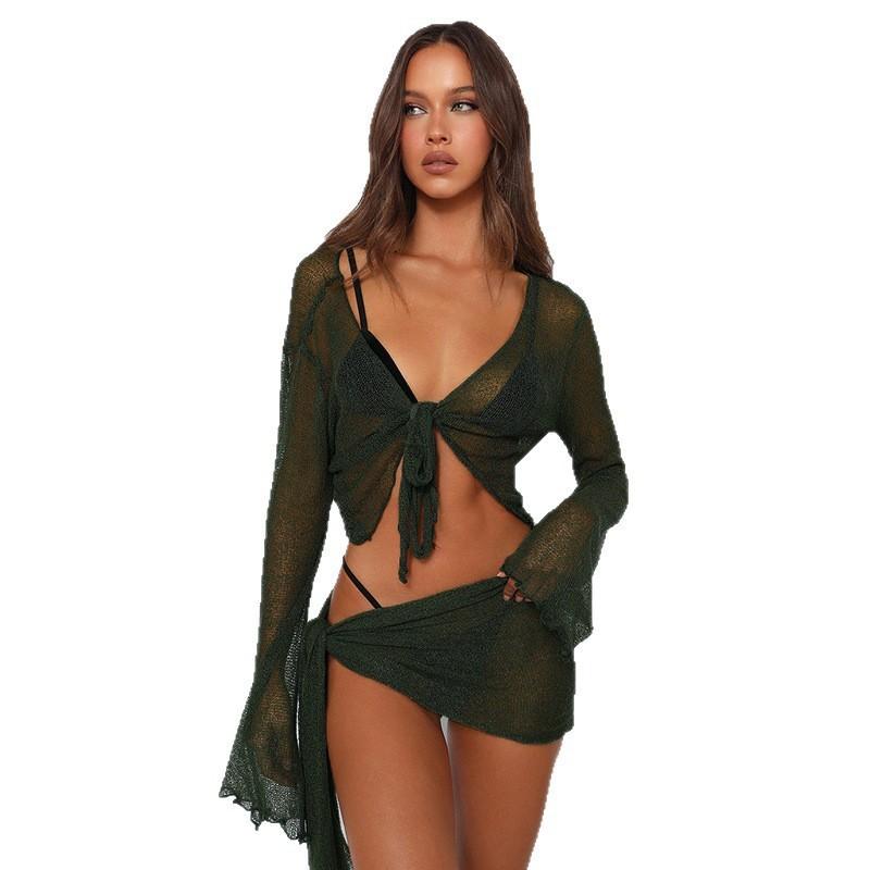 Street Style Women Summer Set With Spliced Polyester And Elastane Fabric For Casual Wear