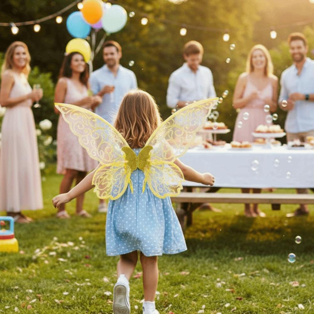 Colorful Butterfly Fairy Wings Sparkle Cosplay Wings Elf Wings Costume Halloween Party