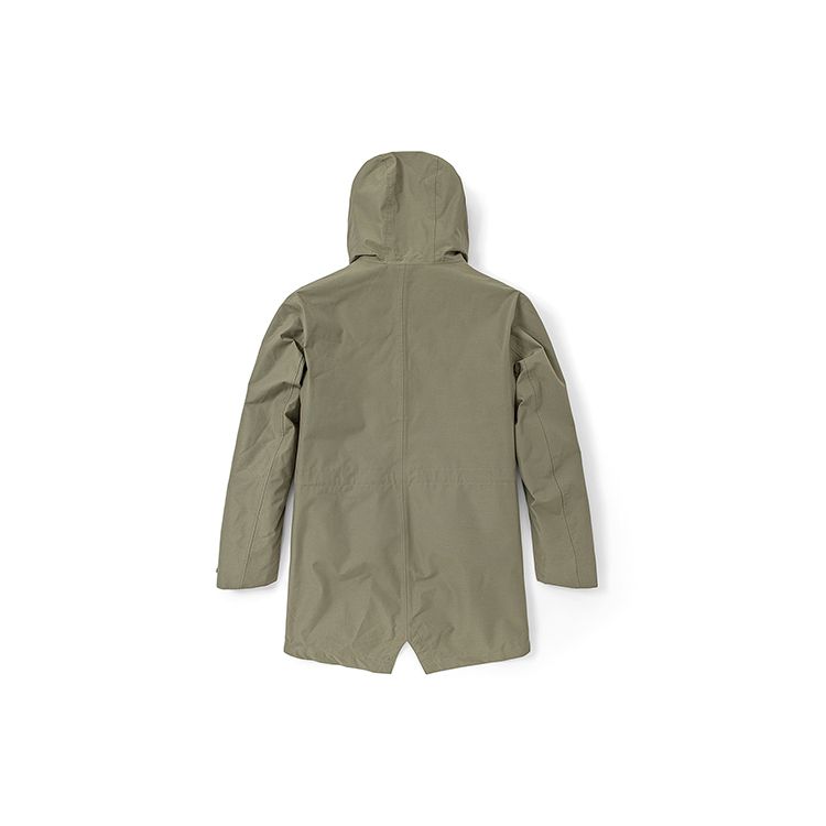 Timberland Solid Color Outdoor Quilted Lined Three-In-One Hooded Jacket Men Jackets Cassel-Green A69MW-590