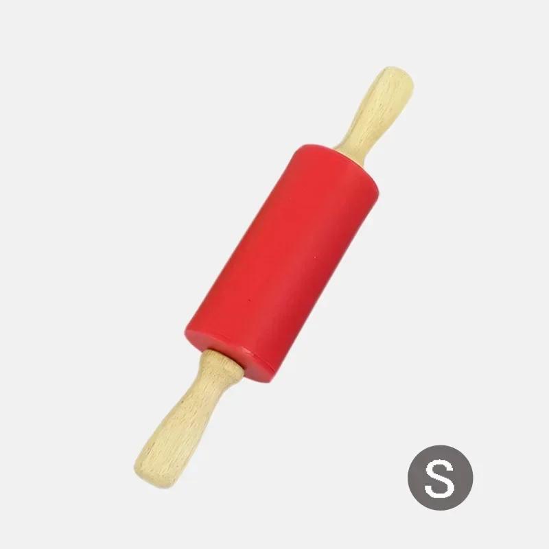 Non-Stick Pastry Dough Flour Roller, Pizza Pasta Roller, Kitchen Pastry Baking Tool with Wooden Handle