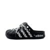 Klapki ADILETTE Zamknięte Kapcie Unisex Czarne JH9848(Zespół641-)