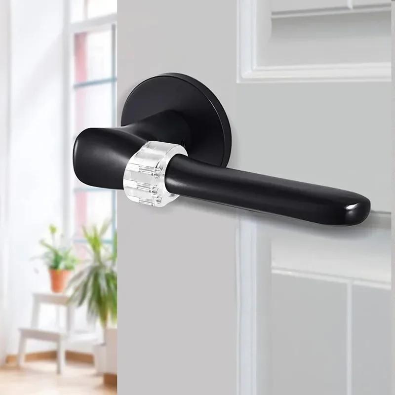 Buffer Door Stopper Wall Safety Transparent. Silica Gel Home Improvement Shock Pad Security Protections Household Doorstop Stops
