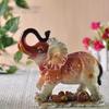 Home Decoration Accessories Ceramic Elephant Desktop Ornament Living Room Decorations Ceramic Crafts Gift 1pcs