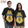 Border Patrol Federal Agent Homeland Security Aesthetic Clothing Oversized T-Shirt 5WXD
