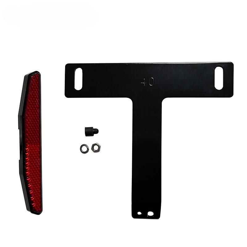 Universal Motorcycle License Number Plate Frame Holder Bracket Motor Bike Parts Rear Reflector Reflector Bracket