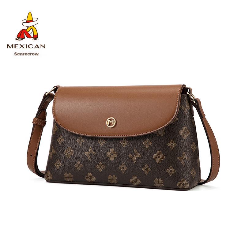 MEXICAN Crossbody Bag, Women's Handbag, Shoulder Bag, Brown