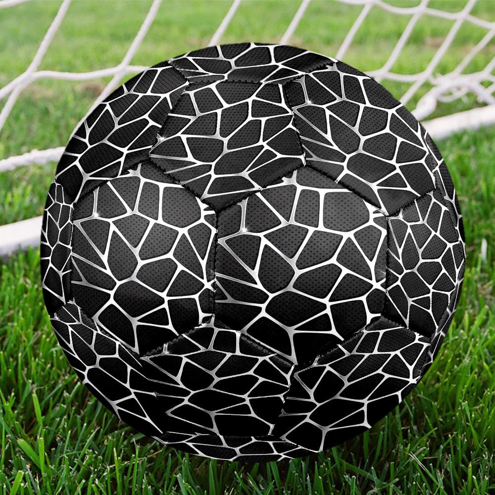 1pc Metallic Texture Size 5 Soccer Ball Professional Match Training Football Indoor &Outdoor Sports Ball Lightweight Durable C65100