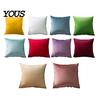 High-density Velvet Pillow Cover Solid Color Cover, Soft Plush Throw Case, 17.7x17.7 Inch Directional Smooth Cushion for Sofa, Bed, Office, Cozy Home