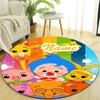 Personalized F-Flim Flim Round Chair Office Rug - Perfect for Mat, Office Chair & More - Ideal Gift for Birthdays and Holidays