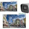 WiTi Caméra IP PoE 5MP Avec Microphone Audio,Objectif Grand Angle 2.8 mm,IP66