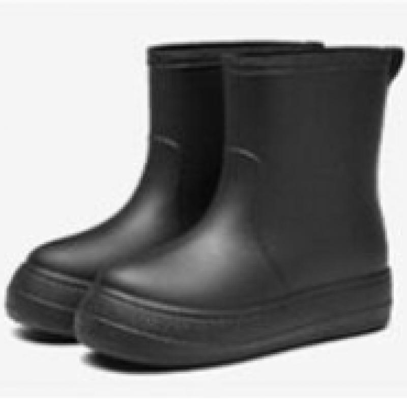 New Arrivals Open Run Women Wedge Rain Boots Waterproof Summer Ankle