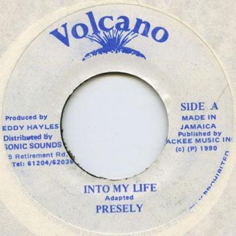 

7inch Record PESELY - Into My Life Volcano 1990 Jamaica Reggae, Ska & Dub
