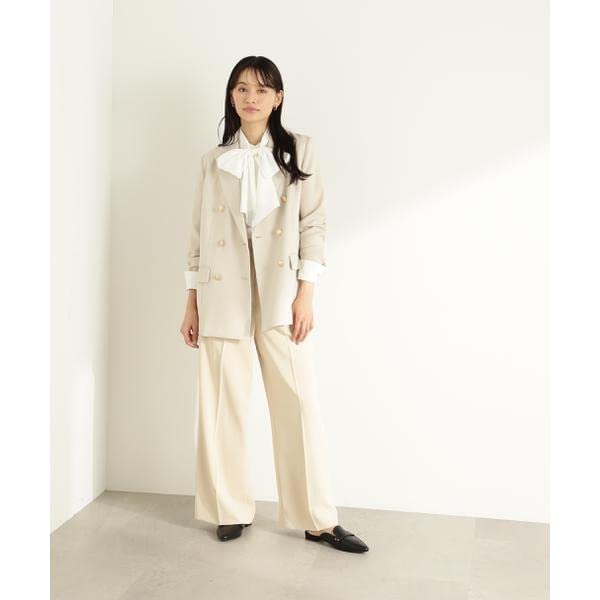 Beauty Flap Pocket Wide Pants [Natural Basic]