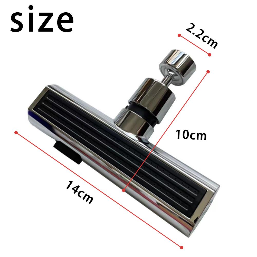 

Кухонный смеситель с водопадом 2,2 см Современный дизайн Резьба Устройство против брызг Вращающийся аэратор Усилитель Выдвижной излив Универсальное крепление