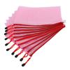 10pcs Mesh   Bag   File Folder PVC Transparent Information Pack Document