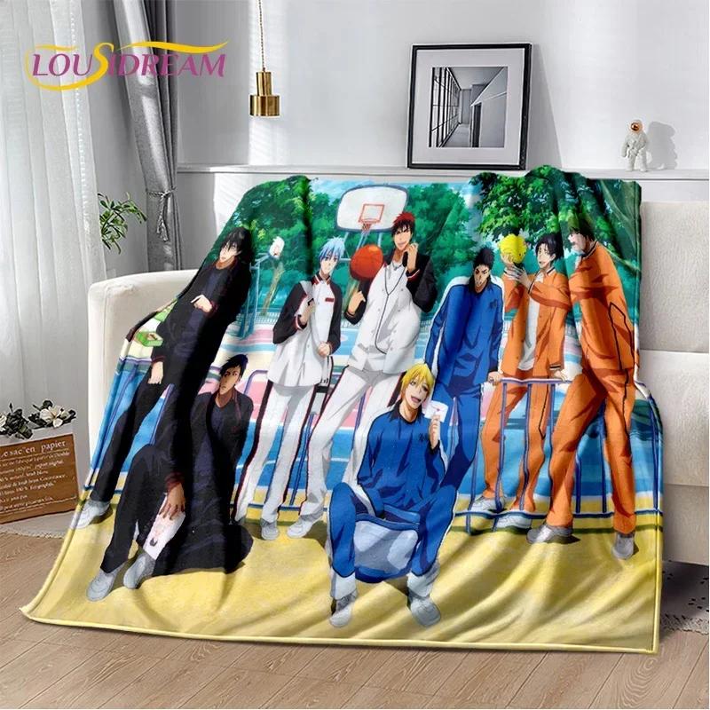 Animacinis Kuroko krepšinio anime pledas, minkštas apklotas namams, miegamajam, lovai, sofai, iškylai, kelionėms, biurui, vaikams