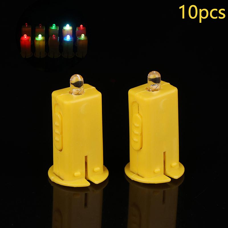 10Pcs Led Paper Lantern Wicks Balloons Led Light Electronic Battery Operated Miniature Lights Wedding Birthday Party Decoration